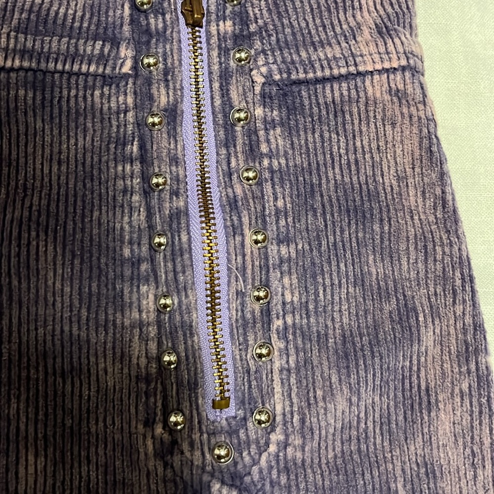 POL Purple washed Mini Skirt - Picture 3 of 4